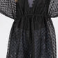V-neck Detailed Crochet Lace Cover Up - Farnelli