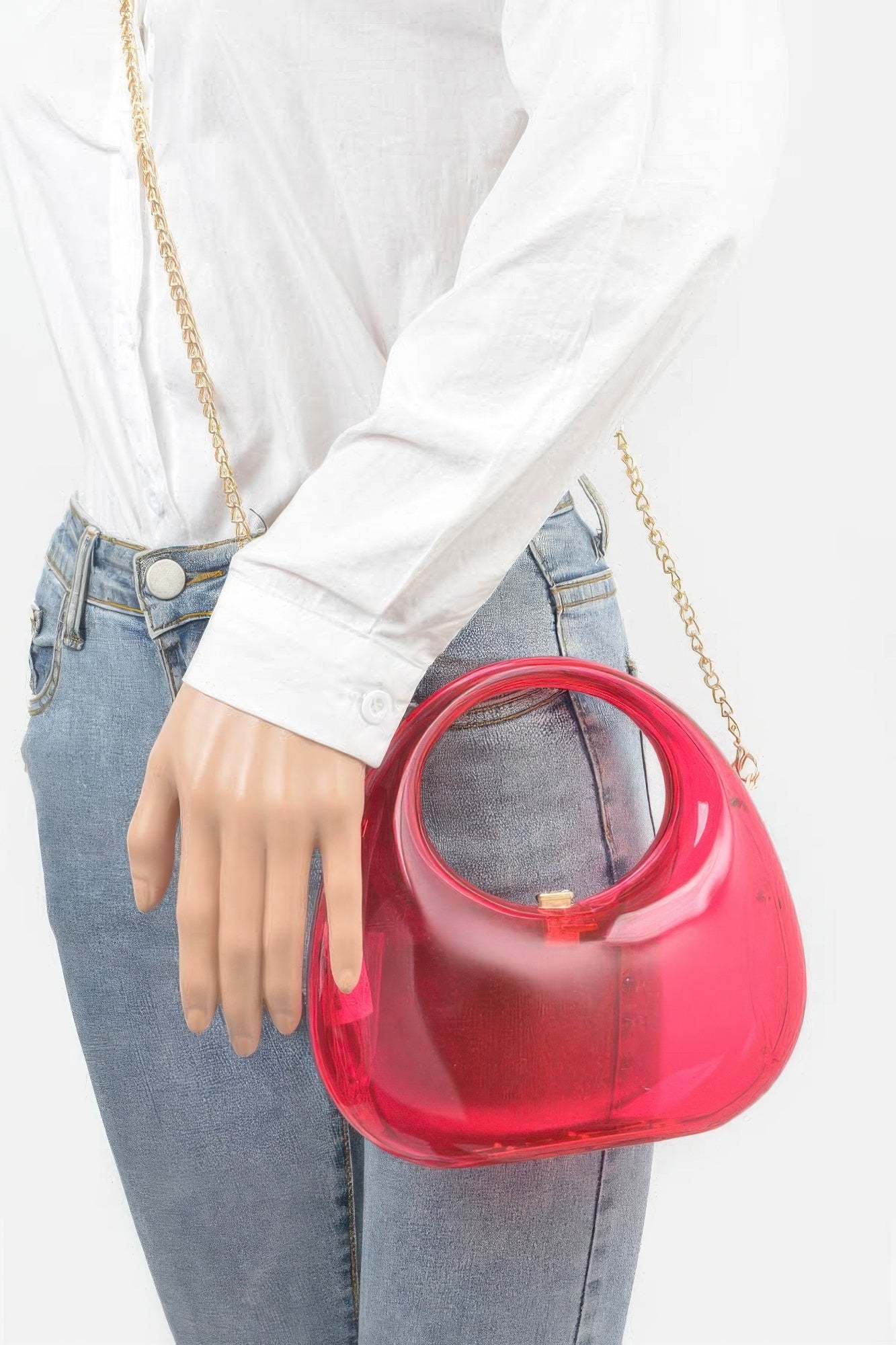 Transparent Acrylic Clutch - Farnelli