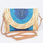 Straw Coloful Envelope Clutch - Farnelli