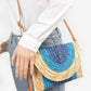 Straw Coloful Envelope Clutch - Farnelli