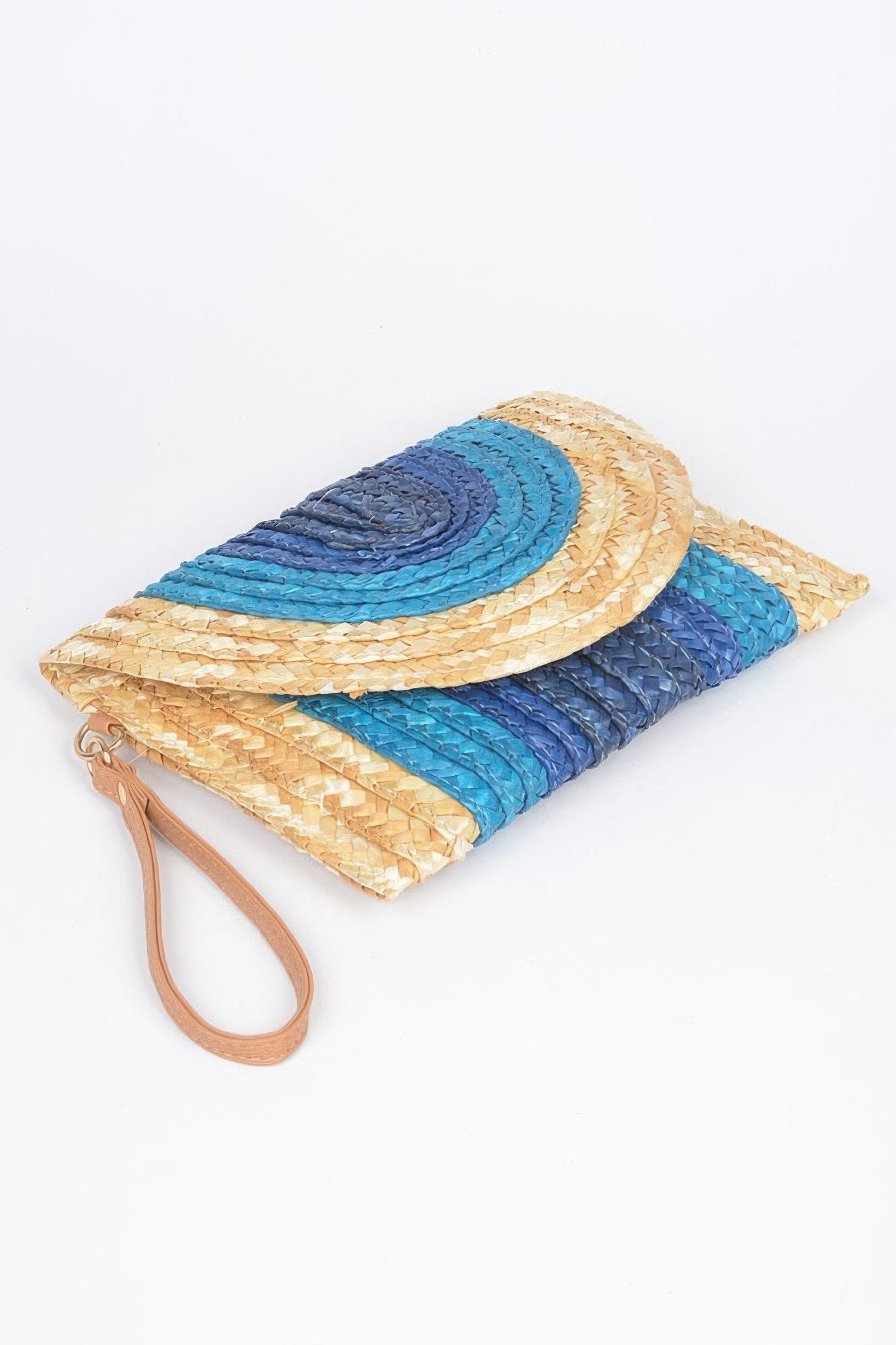 Straw Coloful Envelope Clutch - Farnelli