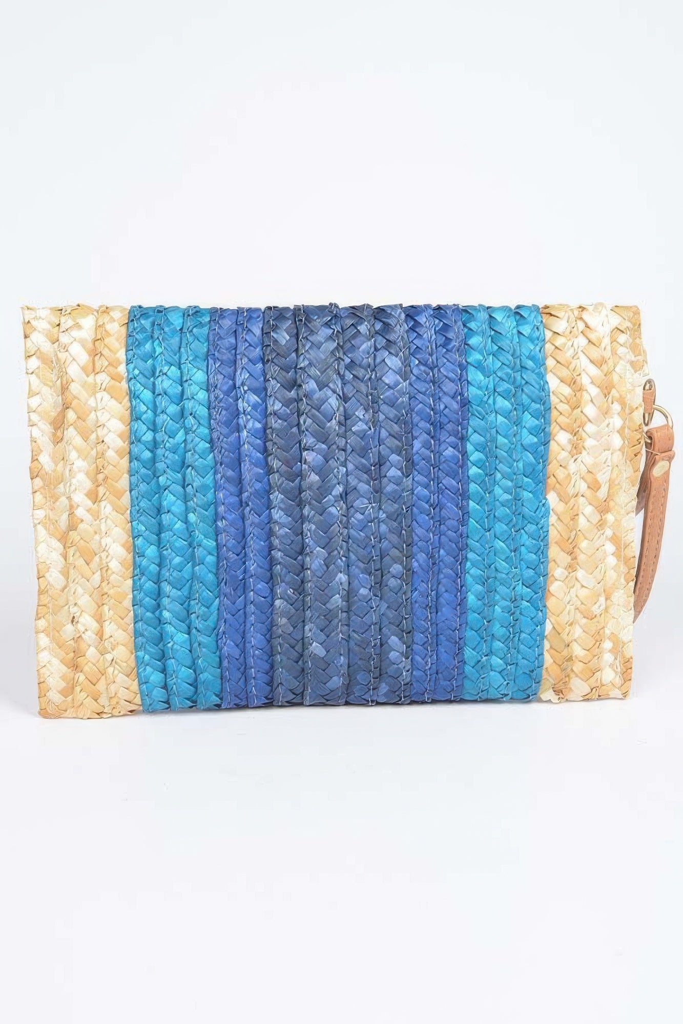 Straw Coloful Envelope Clutch - Farnelli