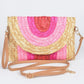 Straw Coloful Envelope Clutch - Farnelli