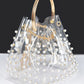 Clear Pearl Stud Bucket Bag W/chain Tassle - Farnelli