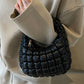 Quilted Faux Leather Padded Handle Bag - Farnelli