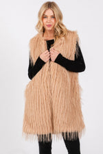 Faux Fur Pocket Vest - Farnelli