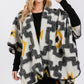 Fuzzy Aztec Pattern Kimono - Farnelli
