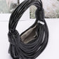 Faux Leather Rope Hobo Bag - Farnelli