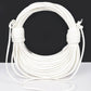 Faux Leather Rope Hobo Bag - Farnelli