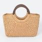 Round Handle Straw Tote Bag - Farnelli