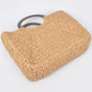 Round Handle Straw Tote Bag - Farnelli