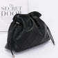 Quilted Faux Leather Bucket Crossbody Bag - Farnelli