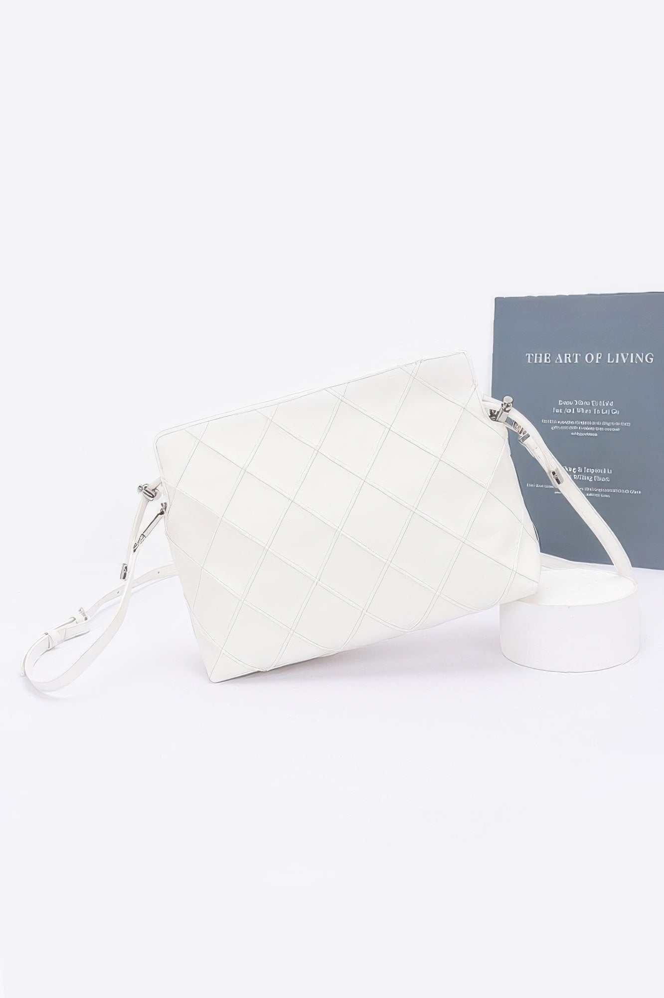 Quilted Faux Leather Bucket Crossbody Bag - Farnelli