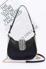 Faux Leather Hobo Bag - Farnelli