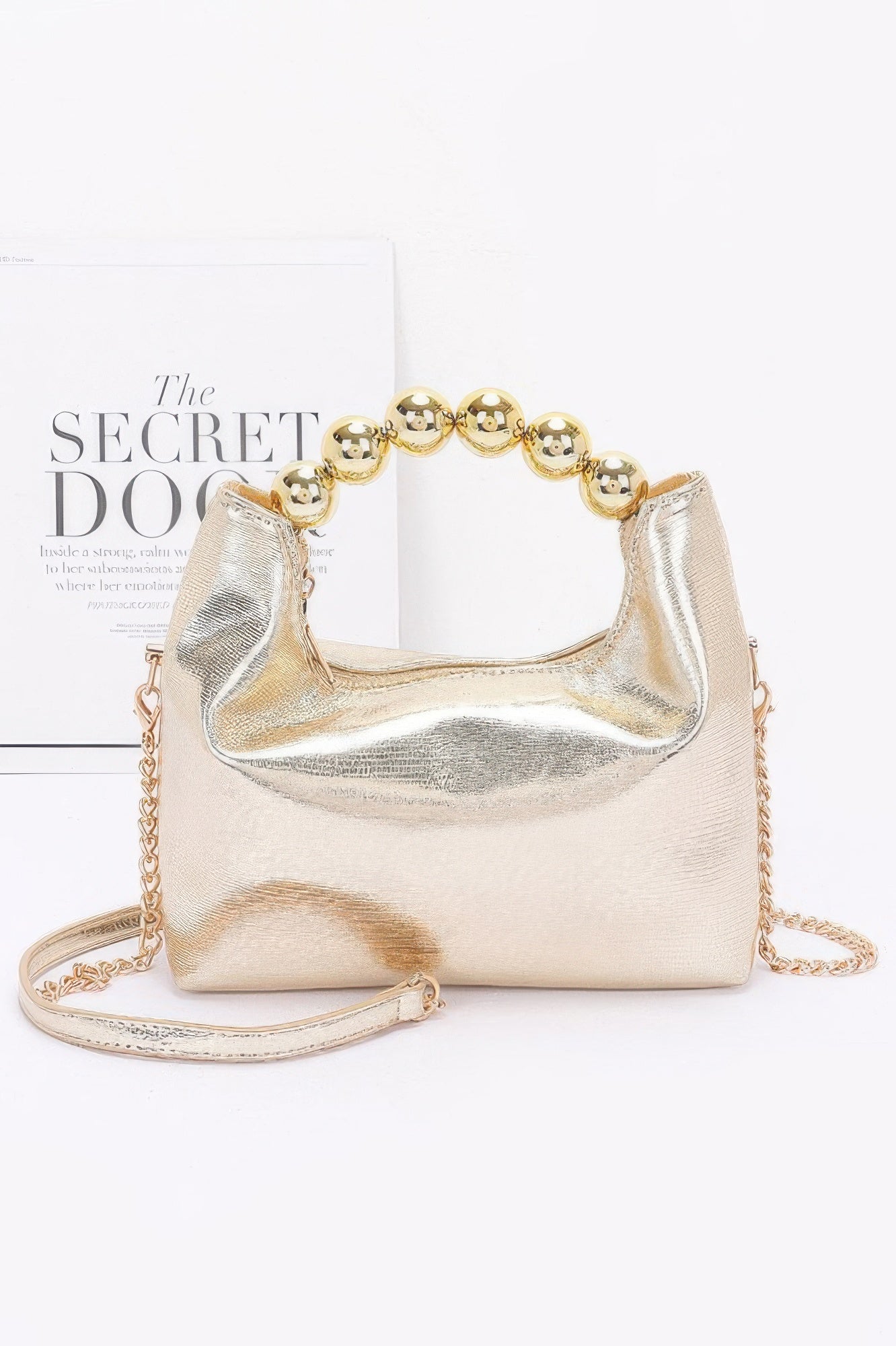 Metallic Ccb Ball Handle Bag - Farnelli