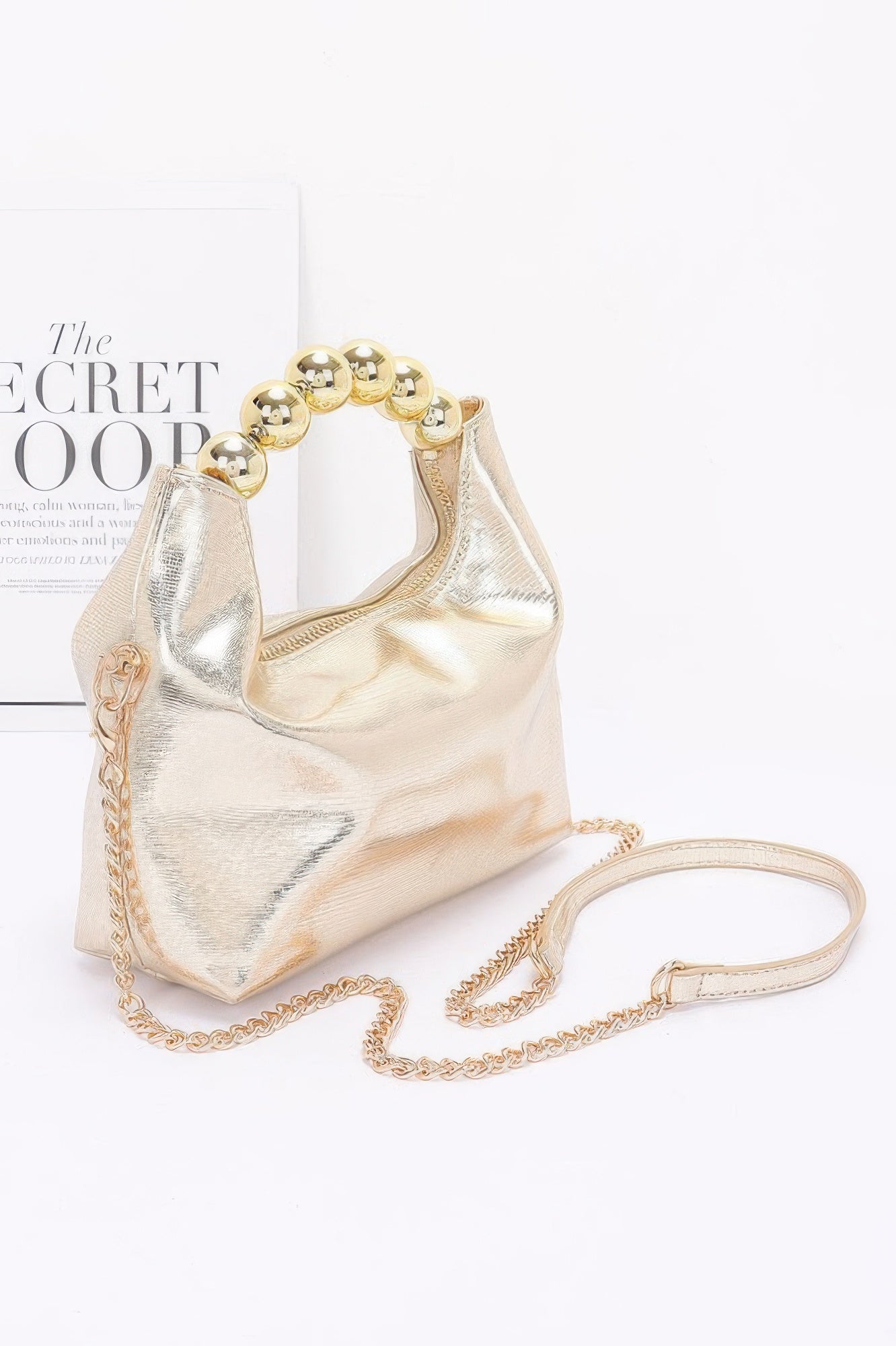 Metallic Ccb Ball Handle Bag - Farnelli