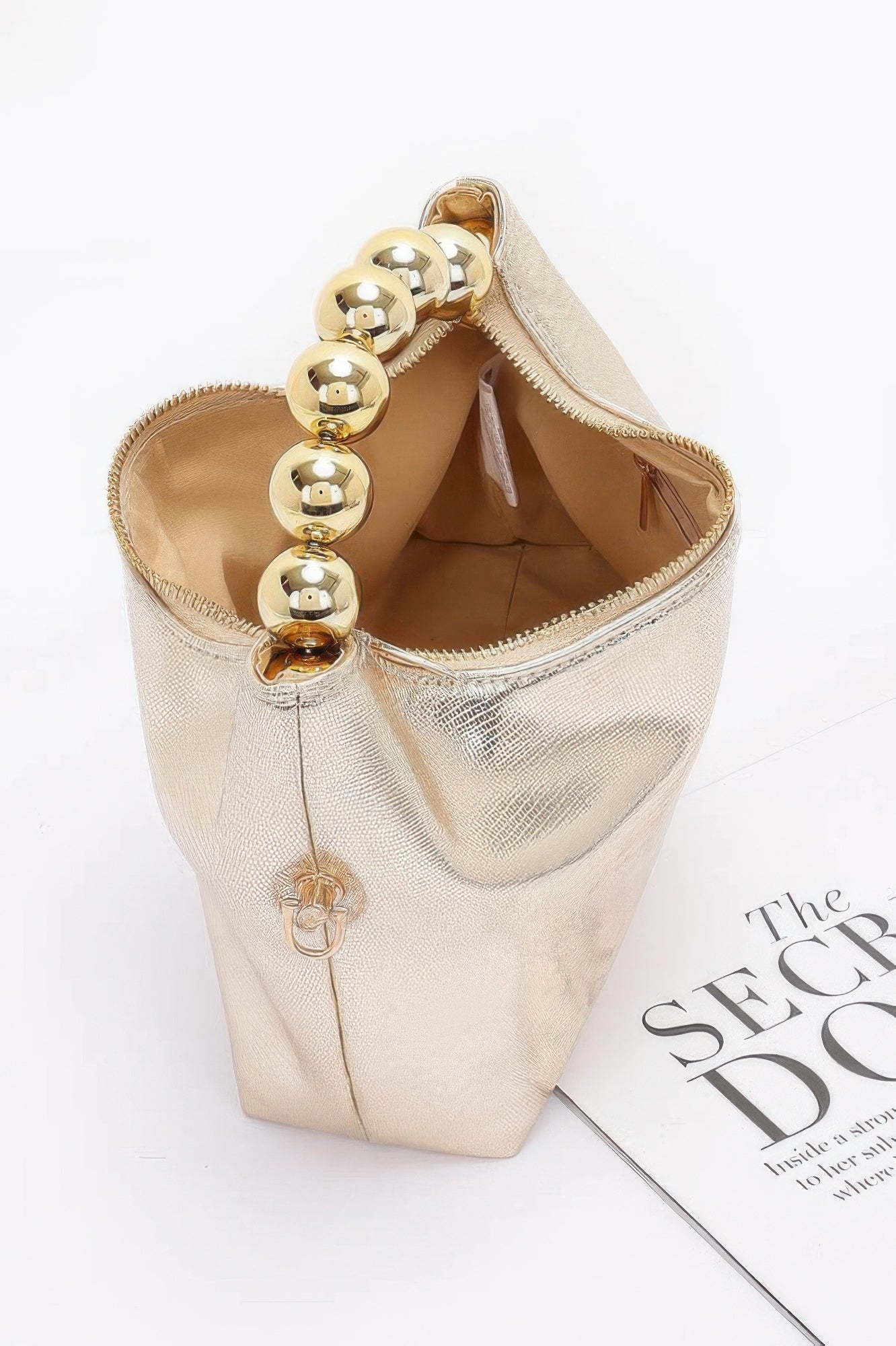 Metallic Ccb Ball Handle Bag - Farnelli