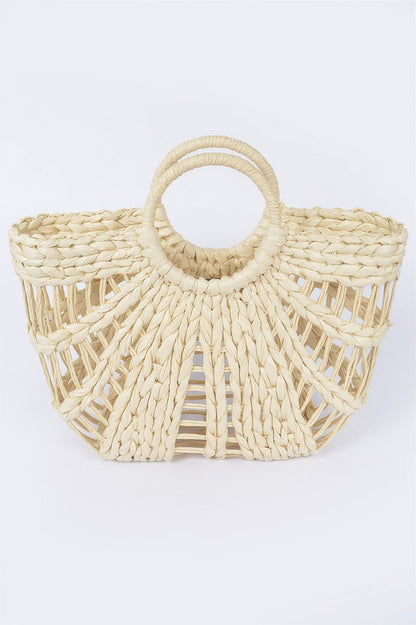Straw Handmade Beach Bag - Farnelli
