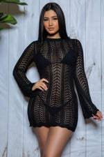 Kinsley Crochet Mini Dress - Farnelli