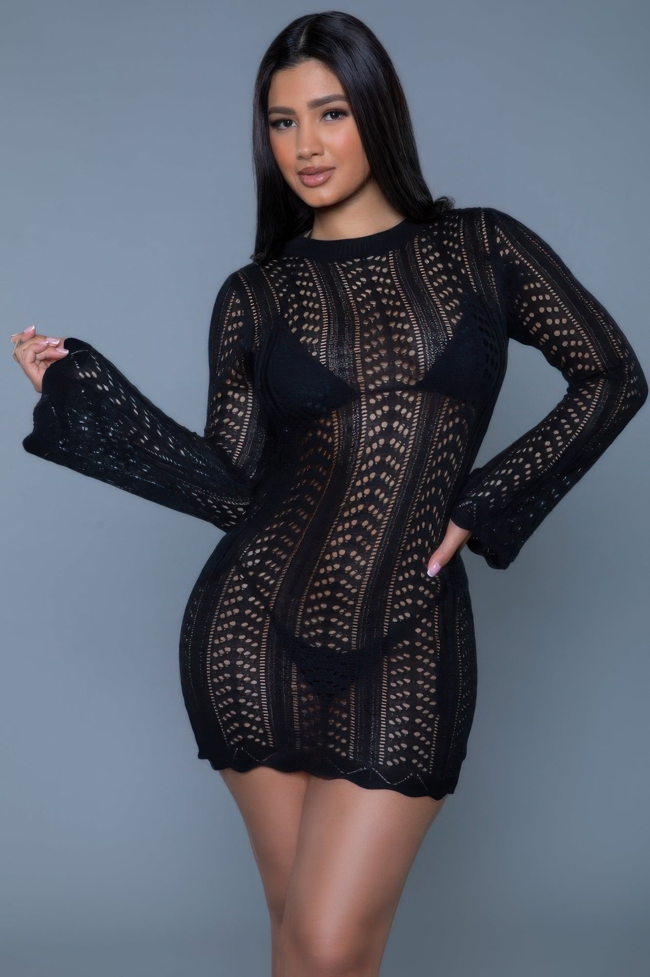 Kinsley Crochet Mini Dress - Farnelli