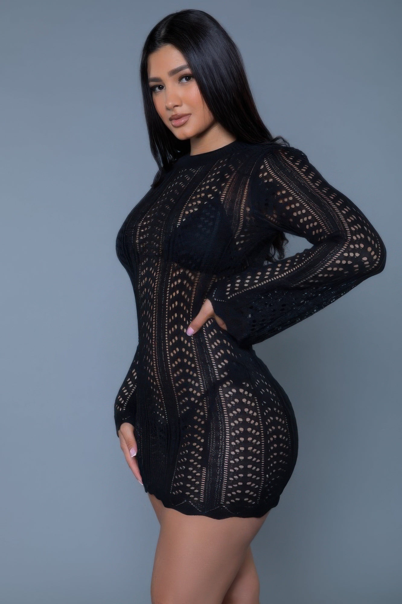 Kinsley Crochet Mini Dress - Farnelli
