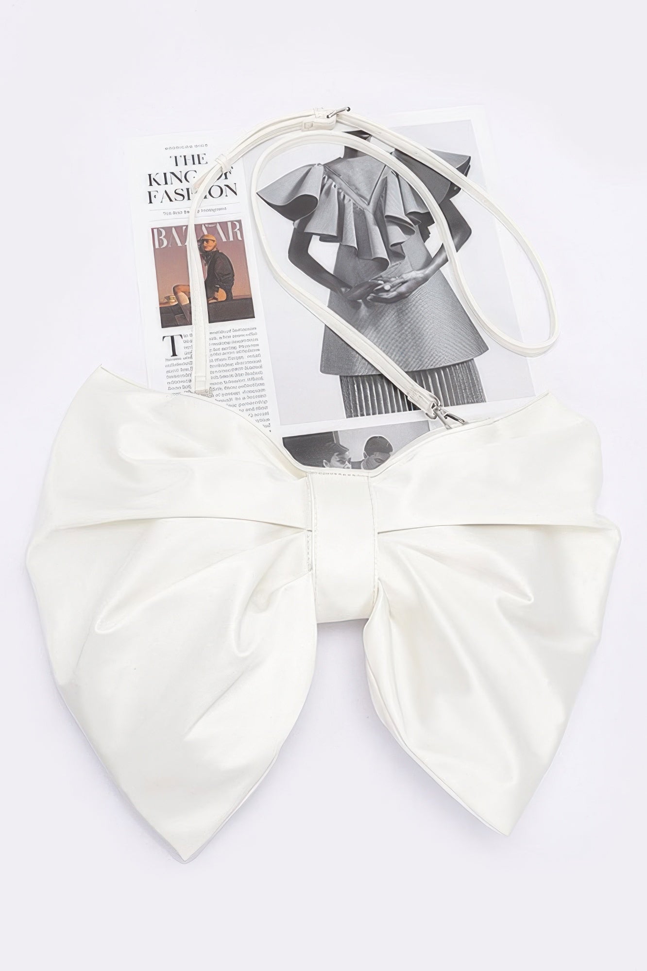 Satin Bow Style Crossbody Bag - Farnelli