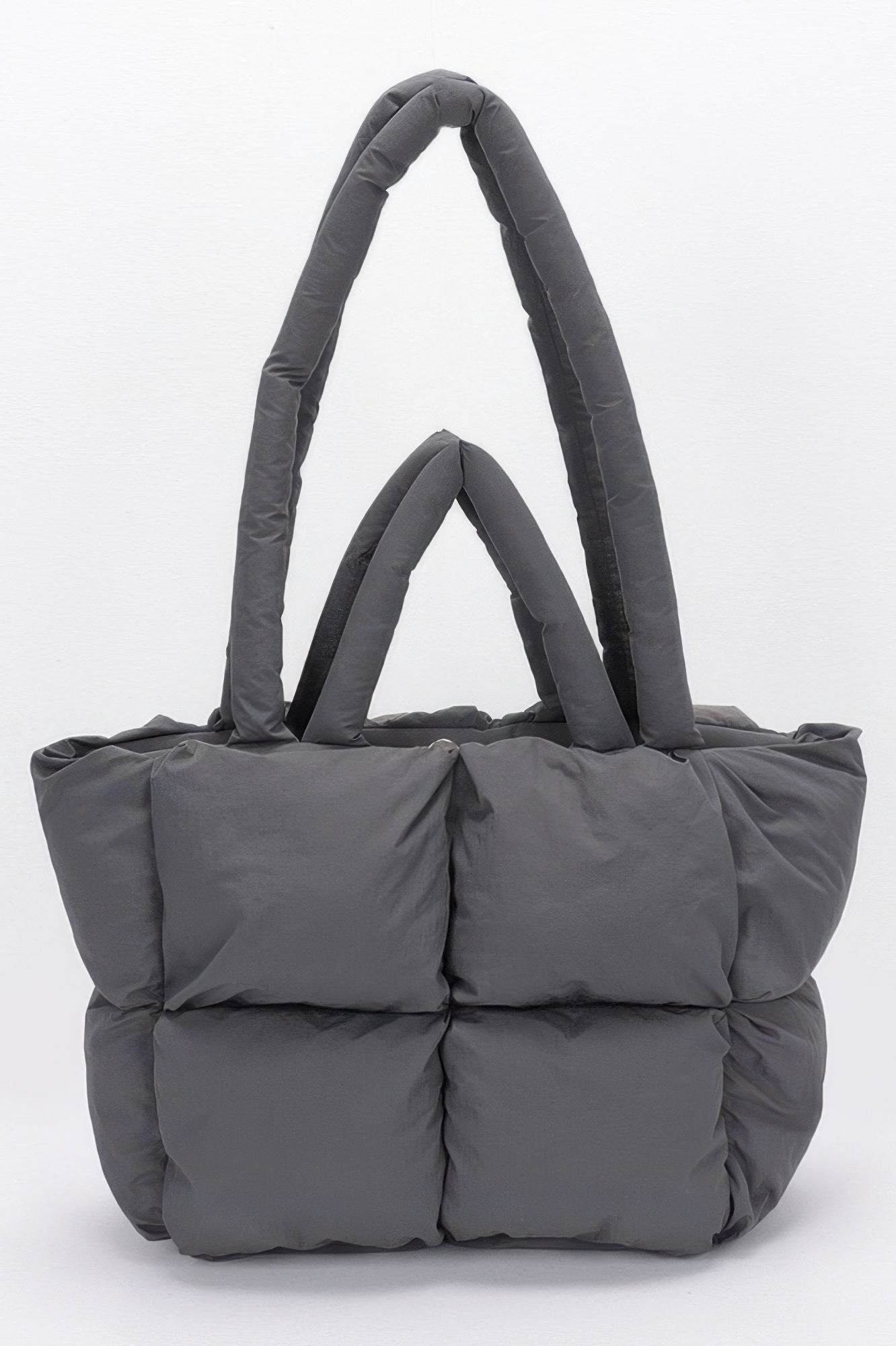 Nylon Quilted Padded Tote Bag - Farnelli