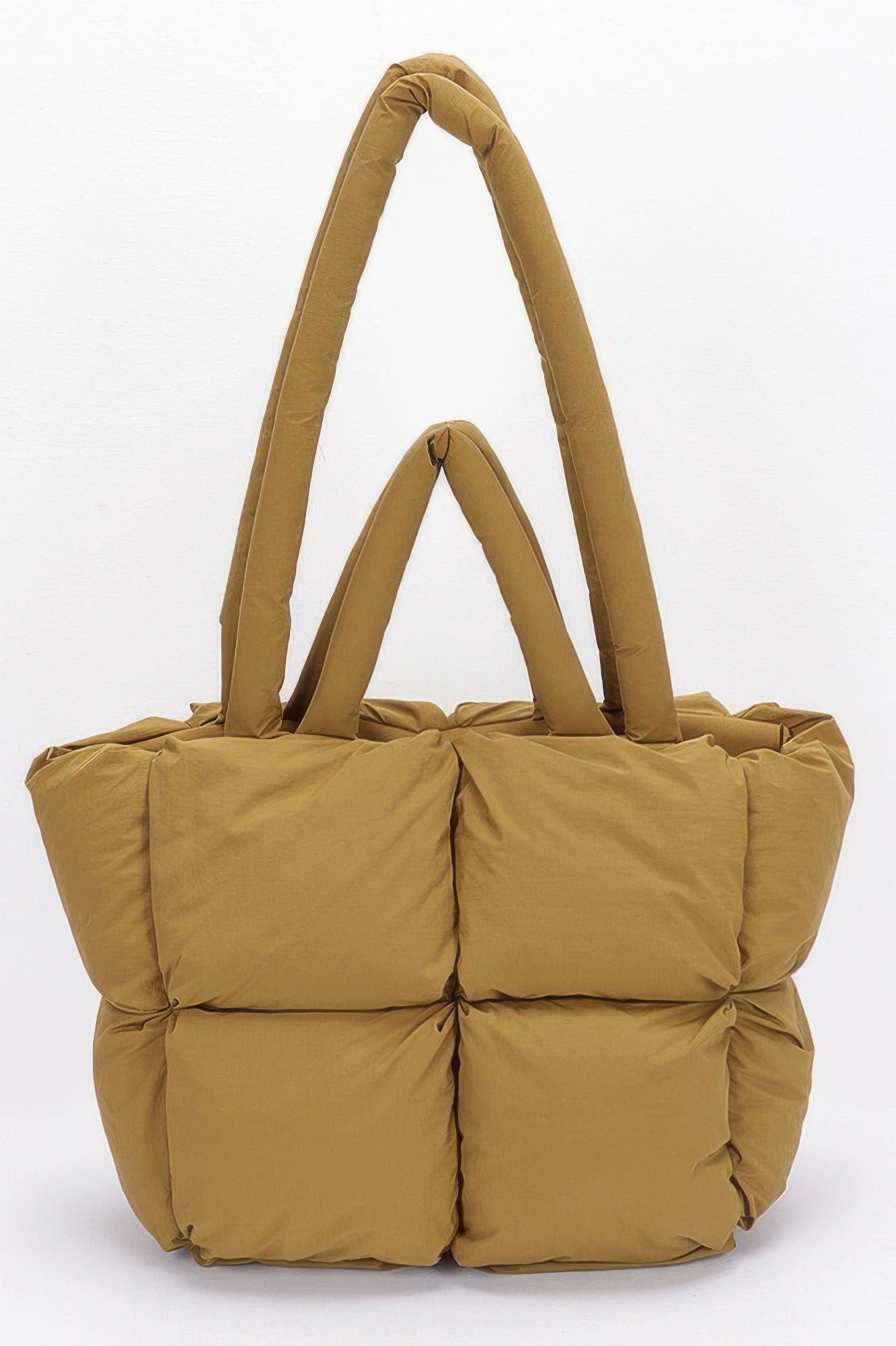 Nylon Quilted Padded Tote Bag - Farnelli