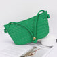 Faux Leather Braided Wrist And Shoulder Bag - Farnelli