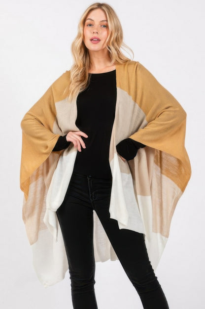 Three Tones Ruana - Farnelli