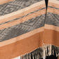 Aztec Pattern Fringe Ruana - Farnelli
