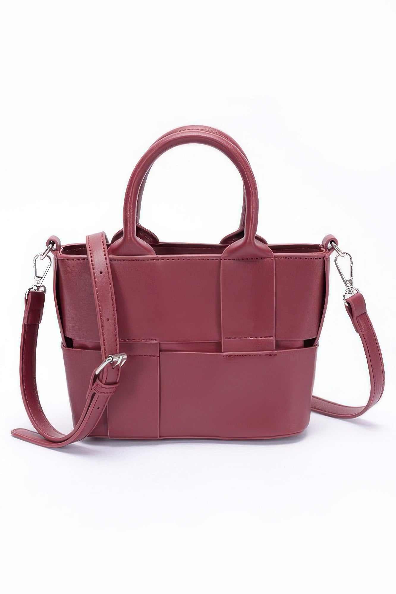 Faux Leather Tote Bag - Farnelli