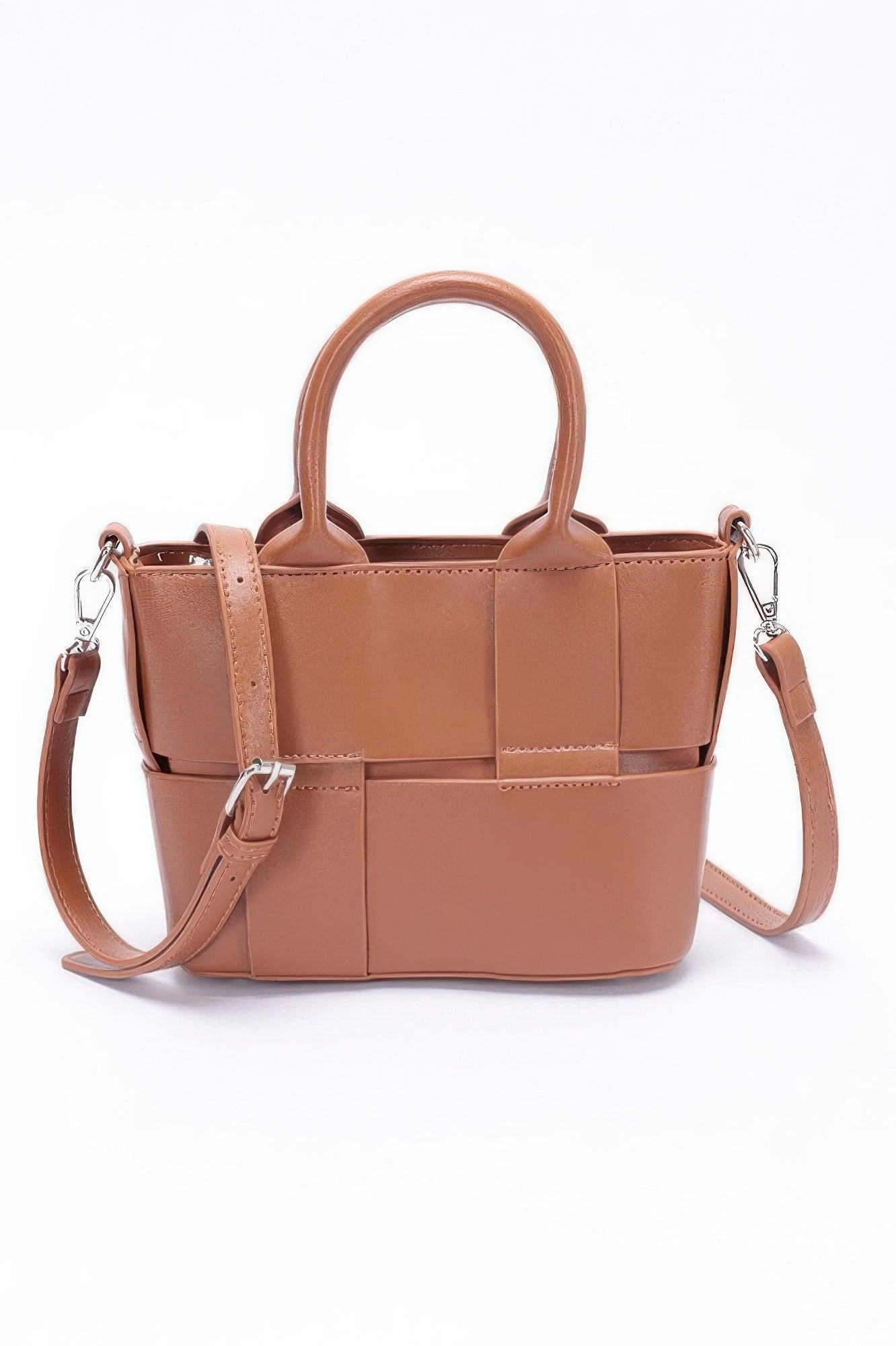 Faux Leather Tote Bag - Farnelli