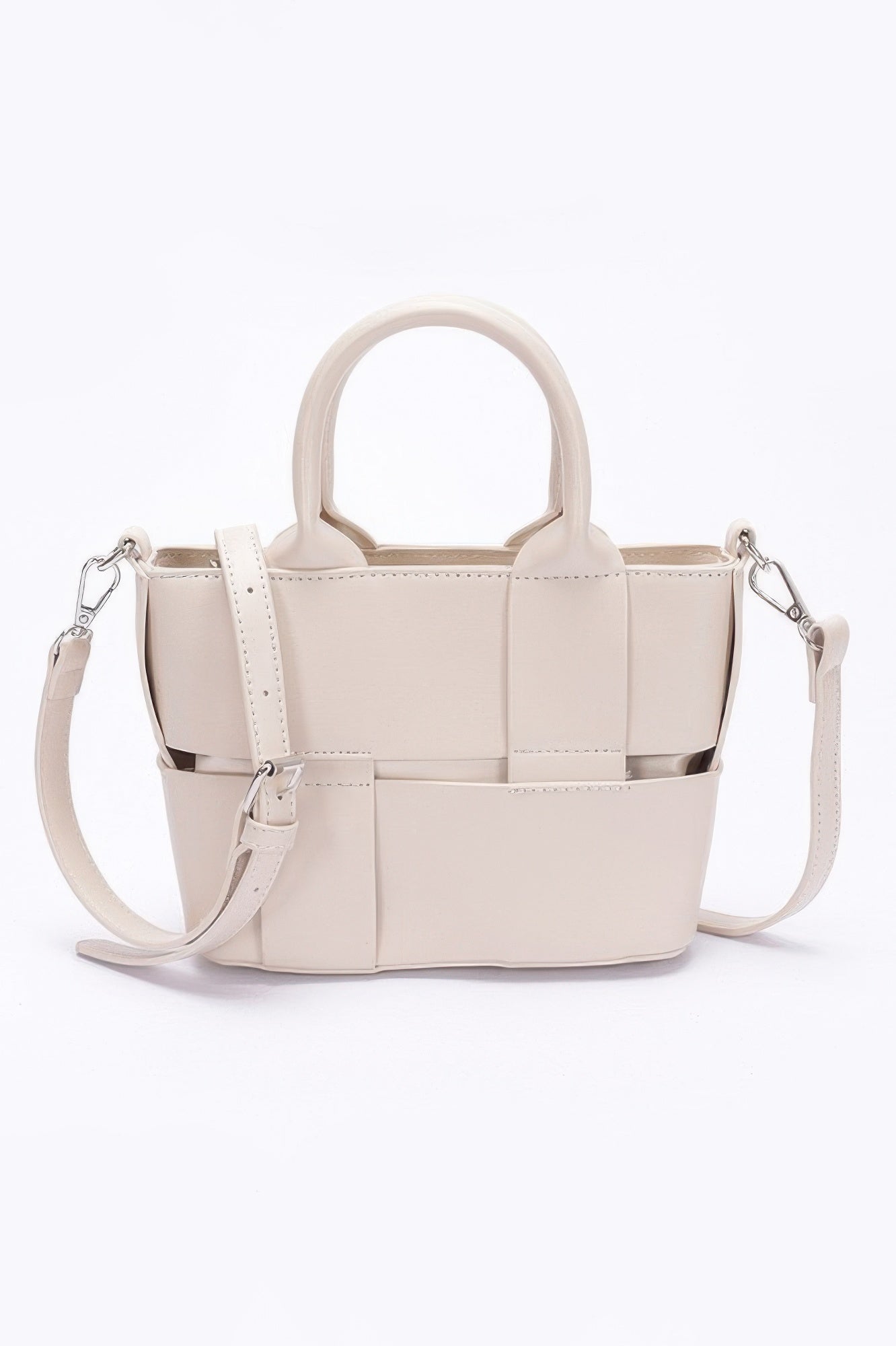 Faux Leather Tote Bag - Farnelli