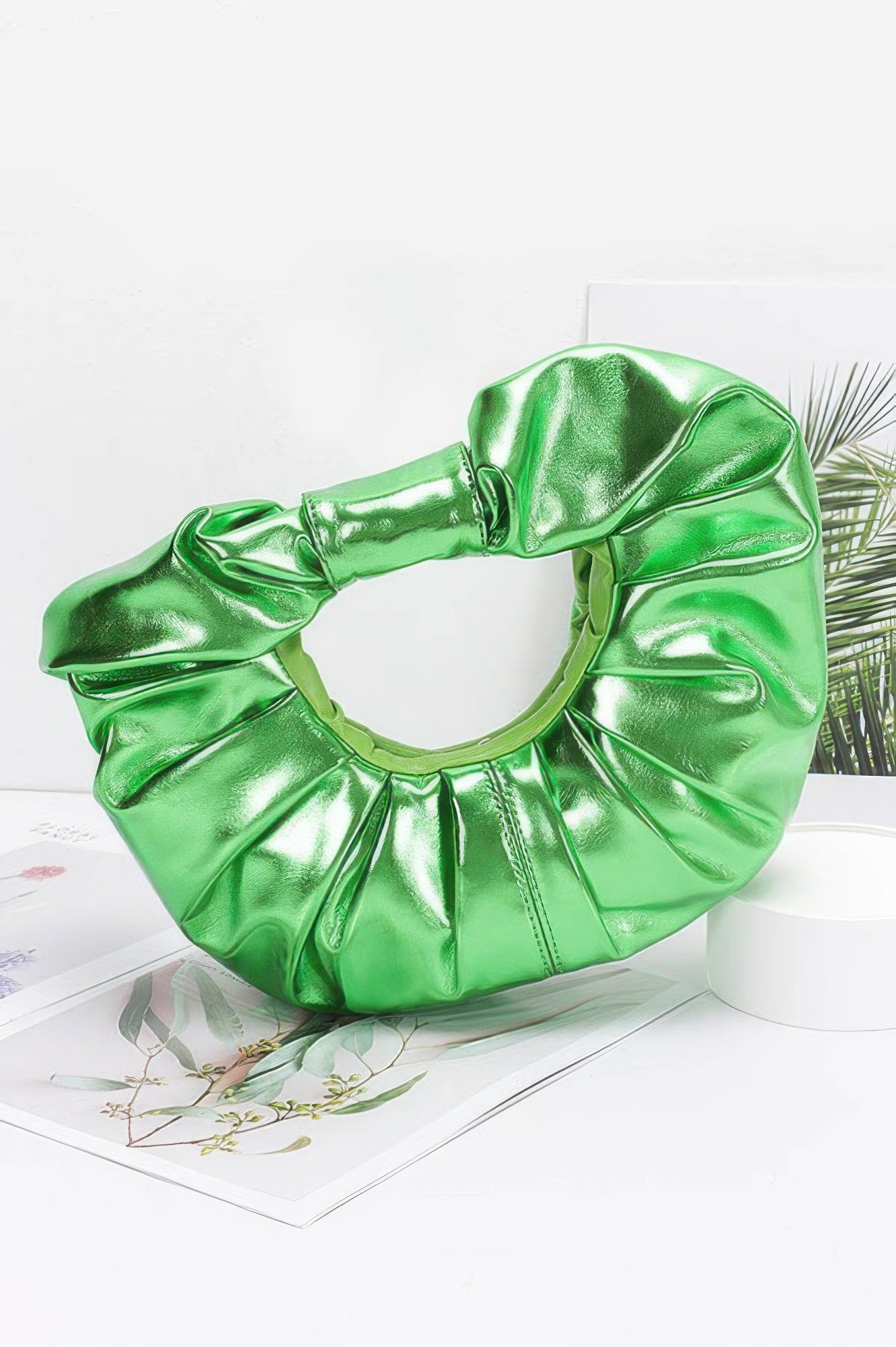 Metallic Hobo Bag W/chain - Farnelli