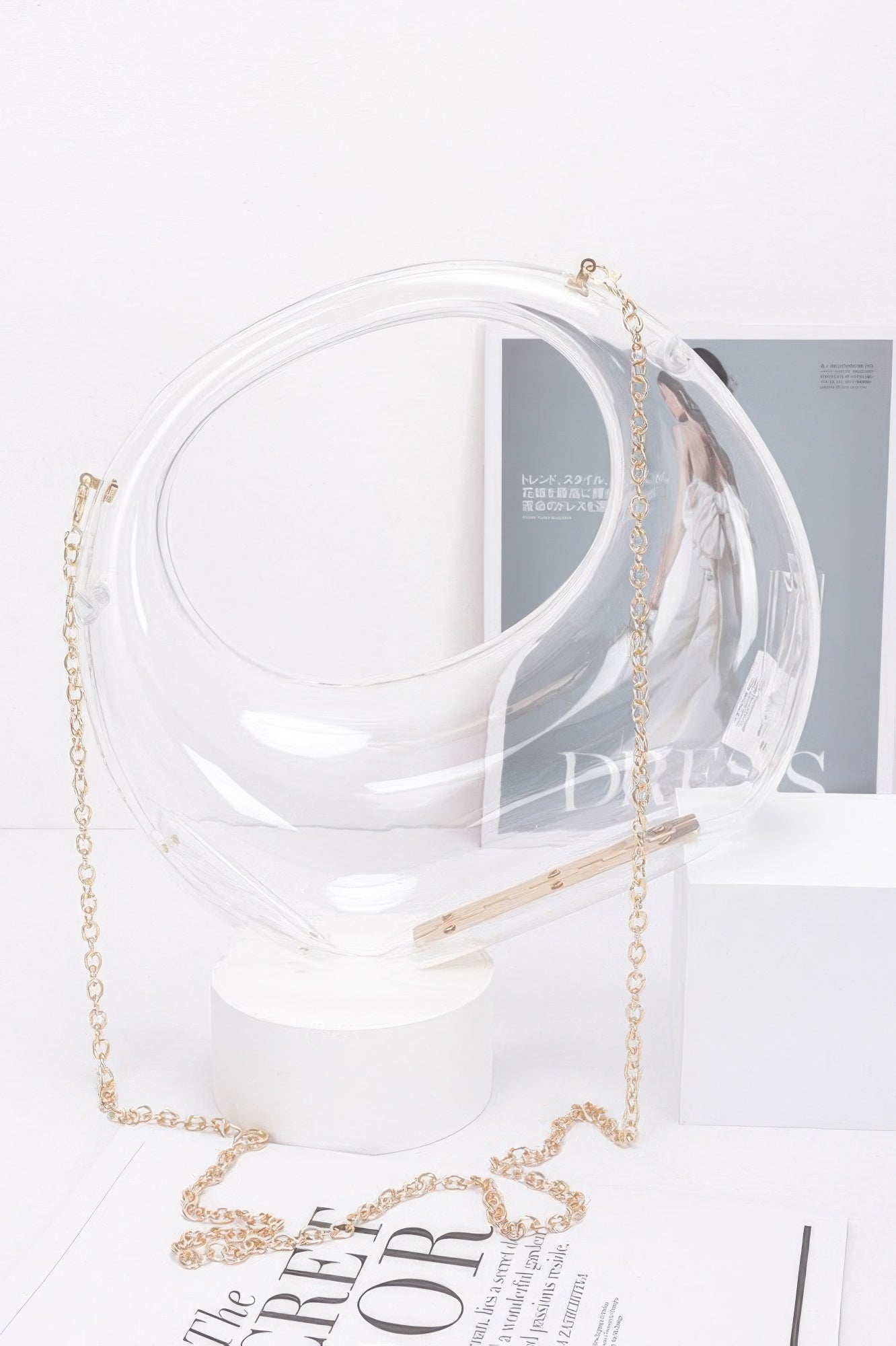 Transparent Acrylic Clutch - Farnelli
