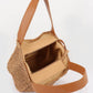 Faux Straw Ribbon Tote Bag - Farnelli
