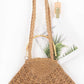 Faux Straw Bamboo Handle Bag - Farnelli