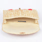 Heart Embroidery Straw Clutch - Farnelli