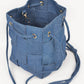 Braided Denim Bucket Bag - Farnelli