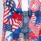 American Flag Multi Pattern Vest - Farnelli