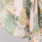 Tropical Leaves Print Shawl Cover-up - Farnelli
