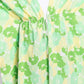 Flower Print Self-tie Drawstring Open Front Cover - Farnelli