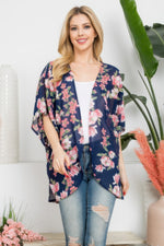 Flower Print Kimono - Farnelli