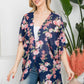 Flower Print Kimono - Farnelli