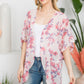 Flower Print Kimono - Farnelli