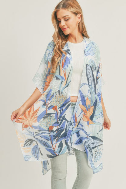Forest Print Kimono - Farnelli