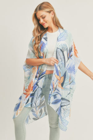 Forest Print Kimono - Farnelli