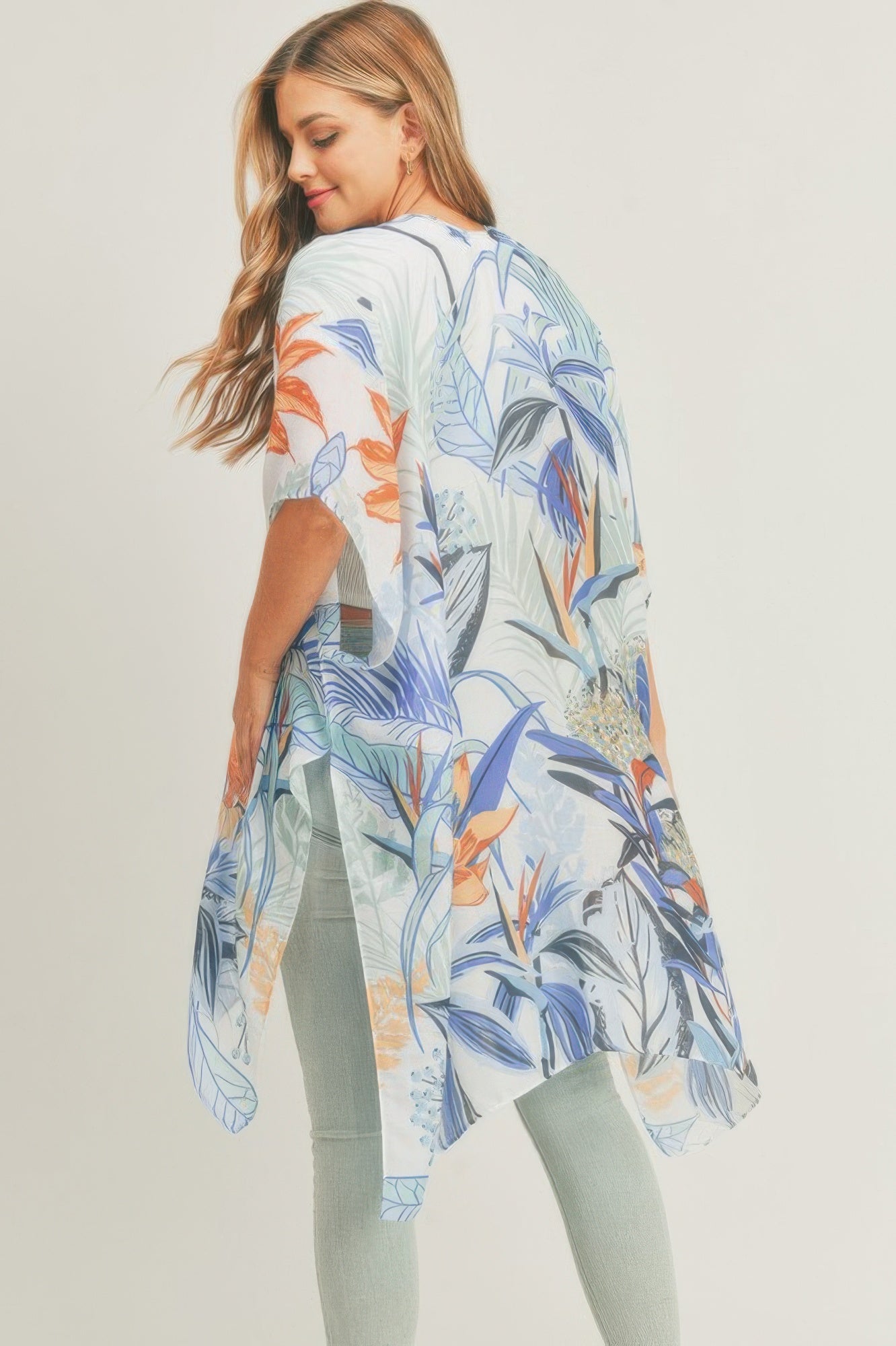 Forest Print Kimono - Farnelli