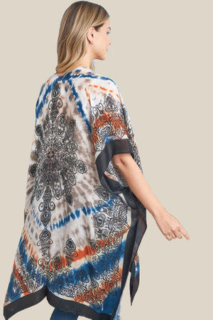 Tie Dye Boho Kimono - Farnelli